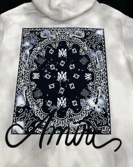 Felpa con cappuccio e stampa AMI