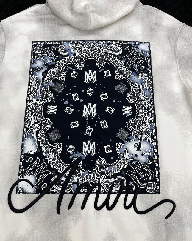 Felpa con cappuccio e stampa AMI