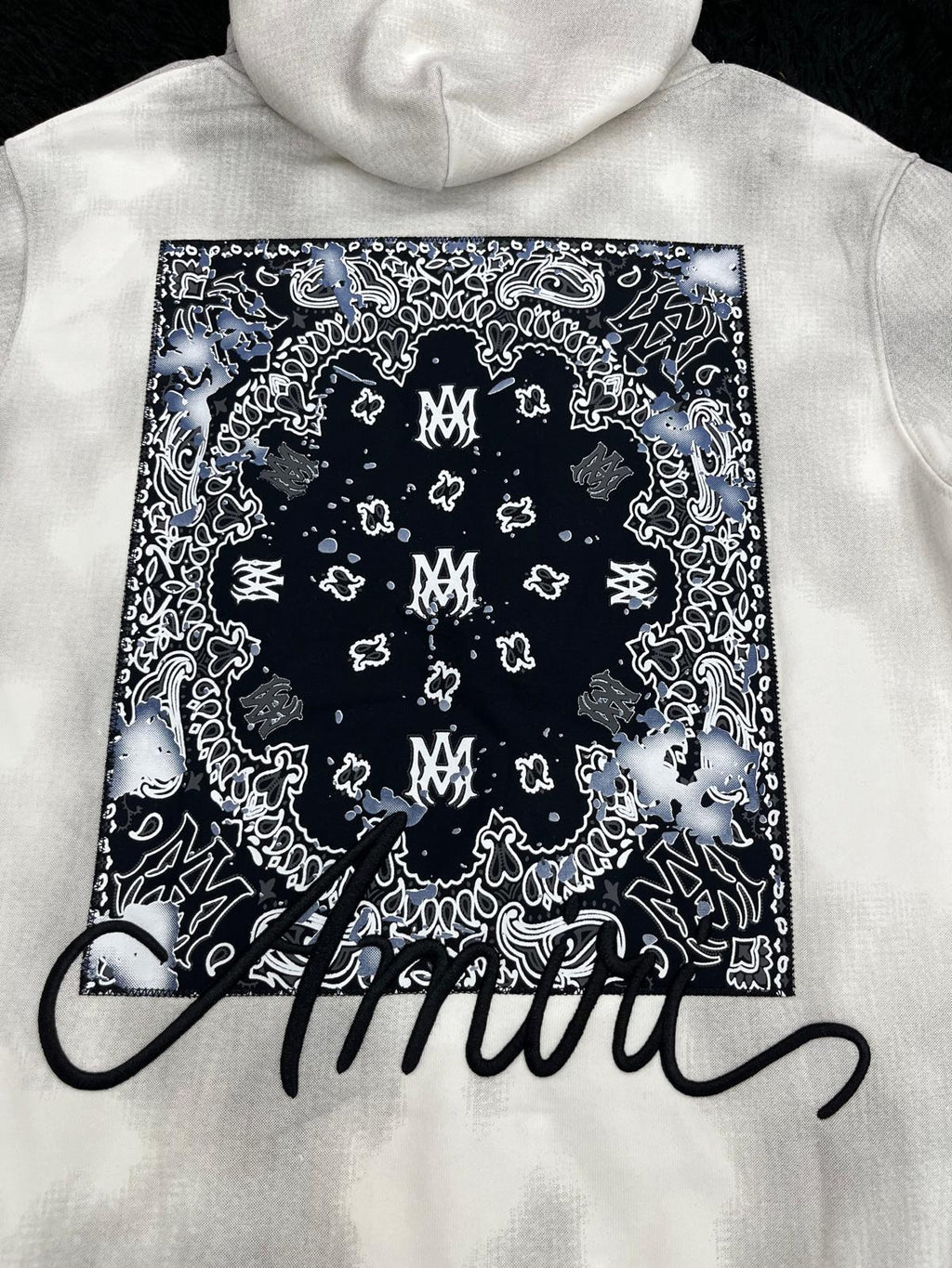 Felpa con cappuccio e stampa AMI