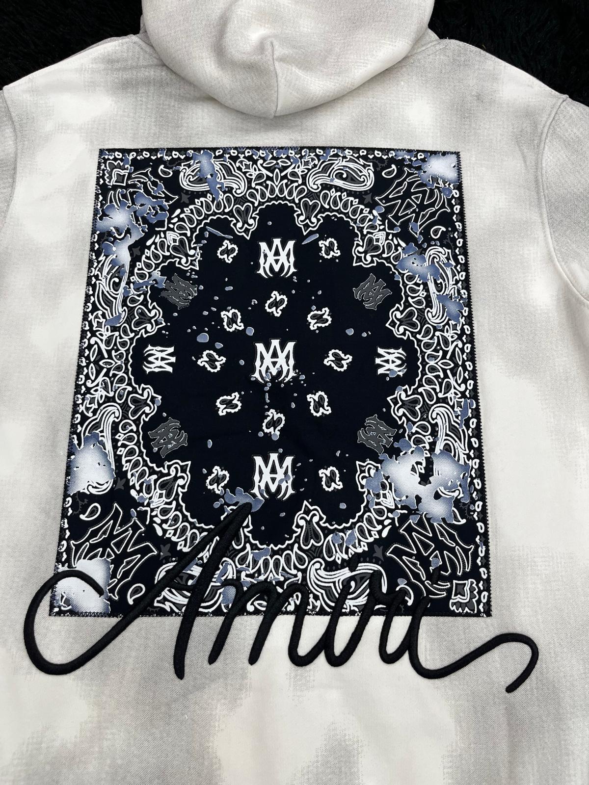 Felpa con cappuccio e stampa AMI