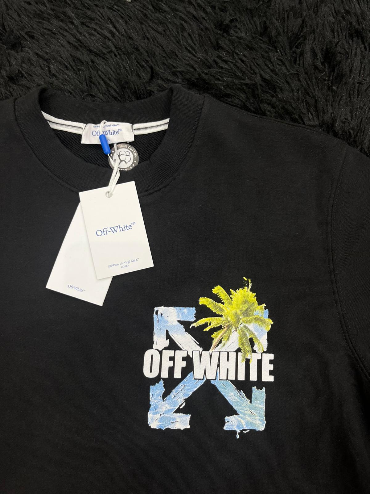 Felpa OFF con stampa