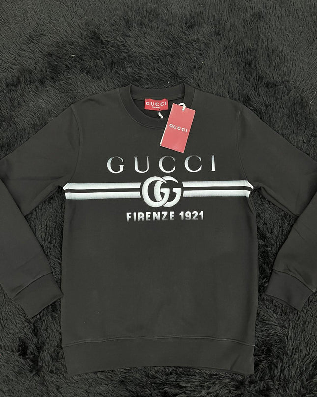 Felpa girocollo stampa G