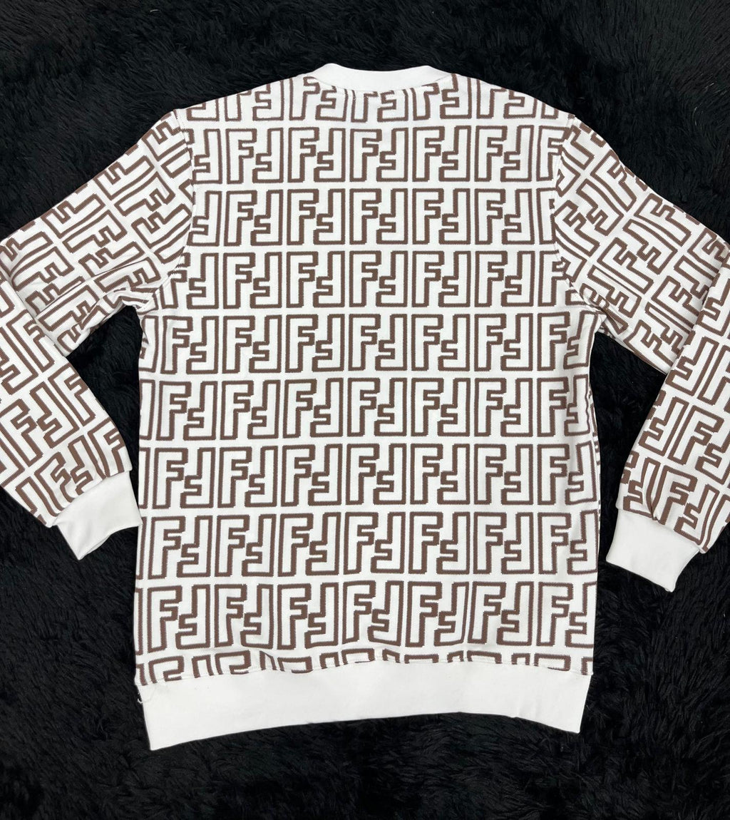 Felpa girocollo pattern FF