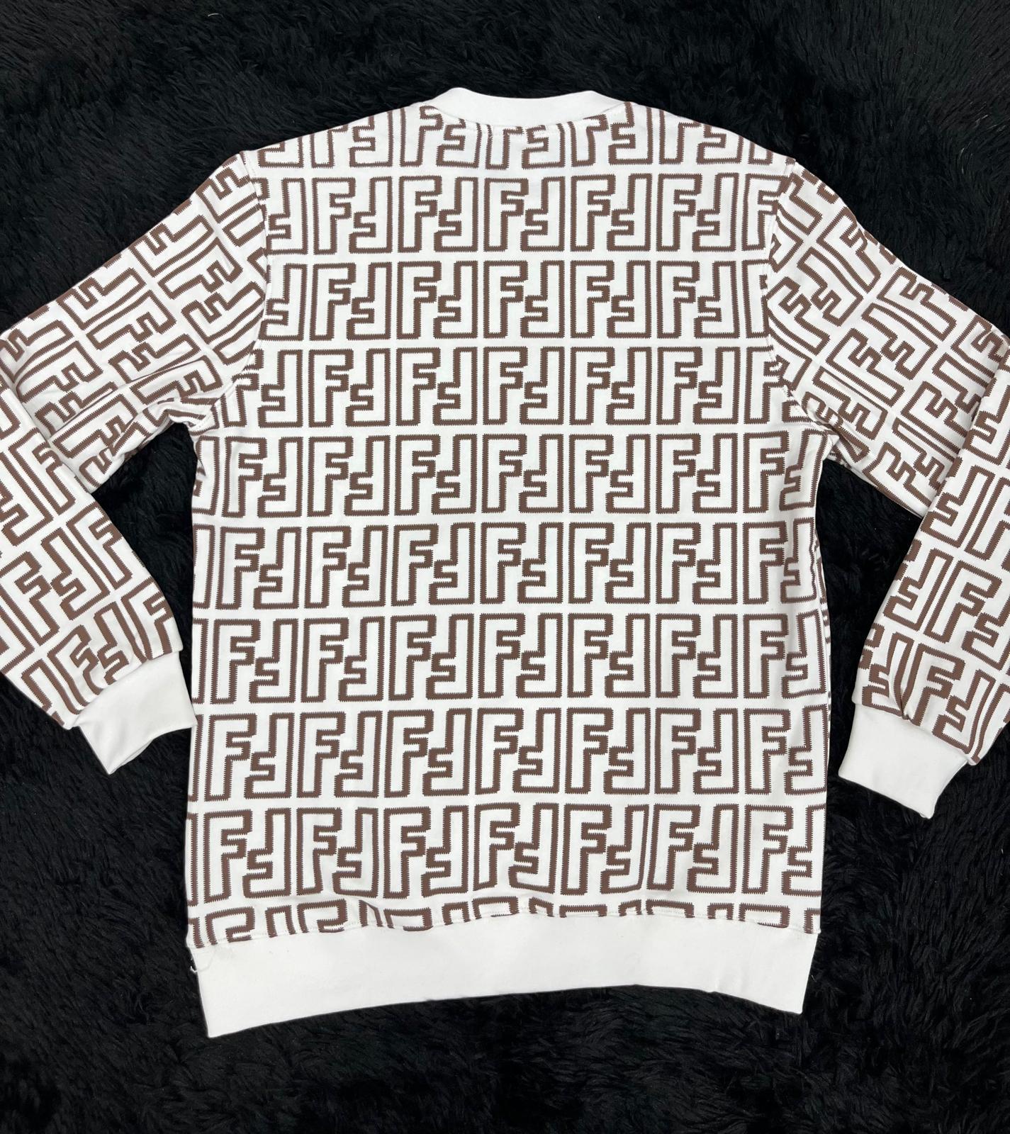 Felpa girocollo pattern FF