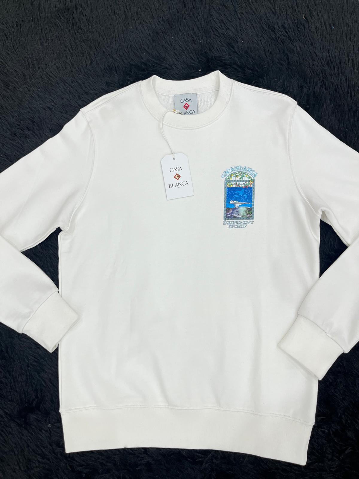 Felpa girocollo con stampa CBL