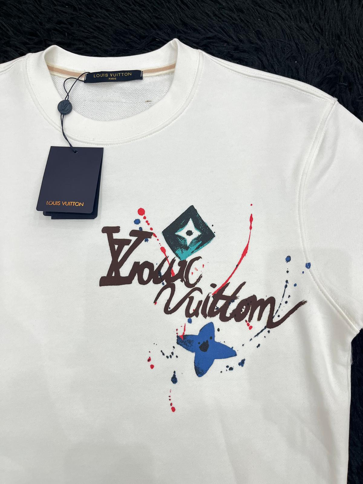 Felpa girocollo con scritta