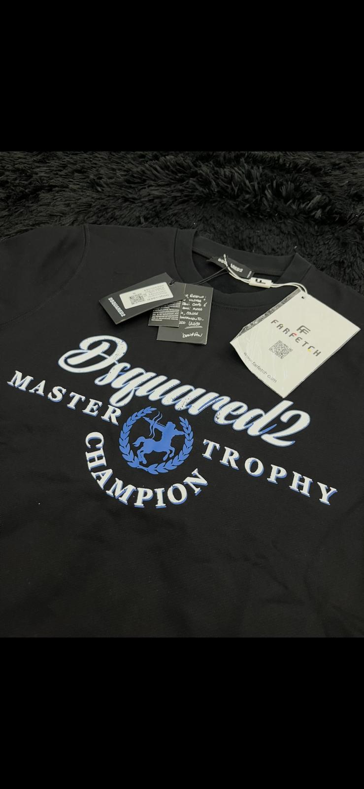 Felpa DSQ con stampa bianca