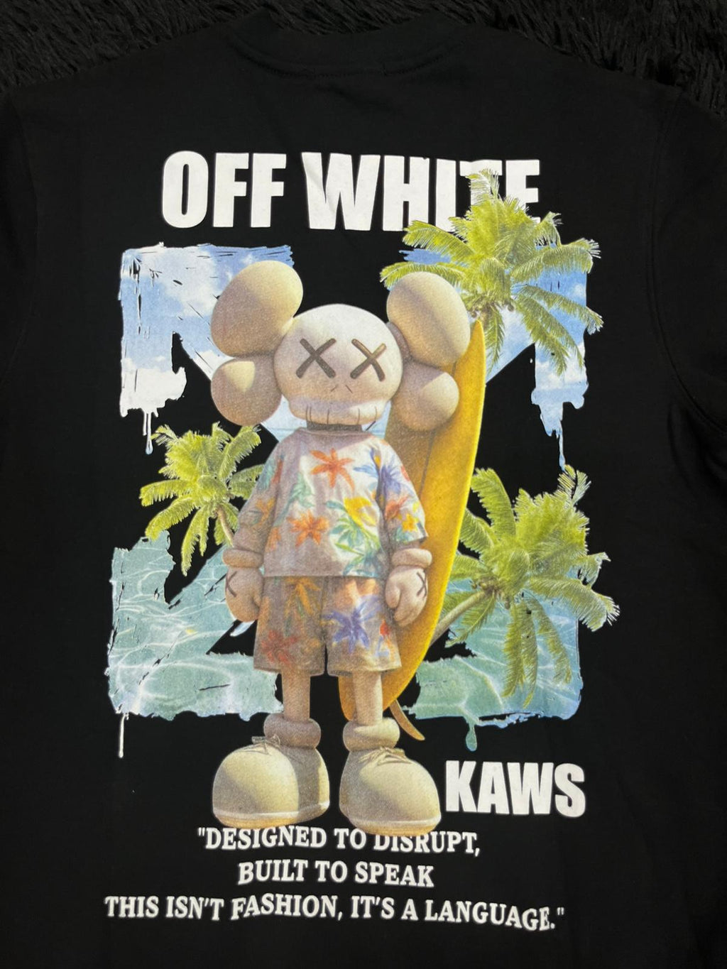 Felpa OFF con stampa