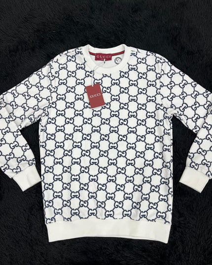 Felpa girocollo G pattern logo