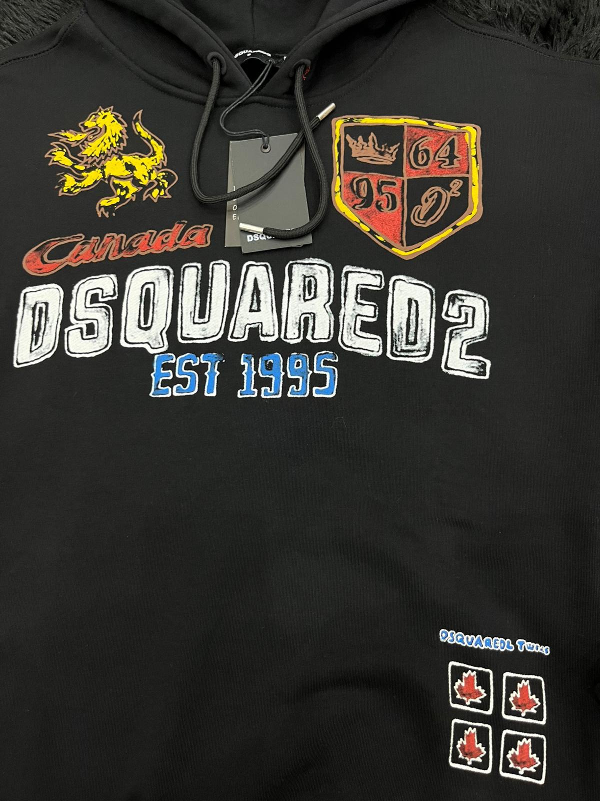 Felpa con cappuccio DSQ