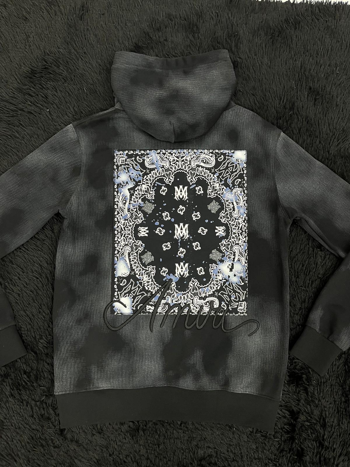 Felpa con cappuccio e stampa AMI