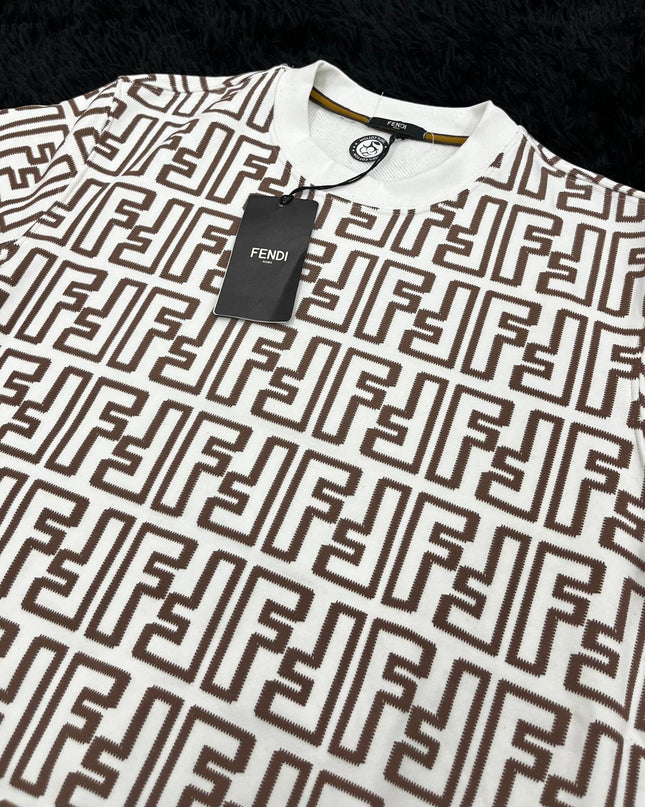 Felpa girocollo pattern FF