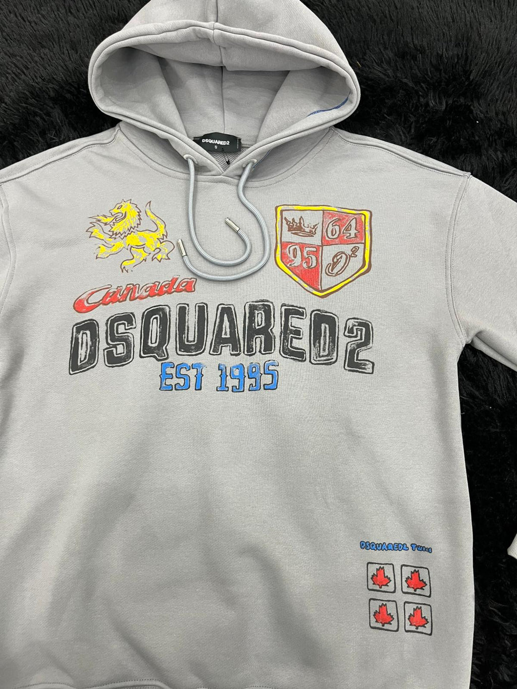 Felpa con cappuccio DSQ