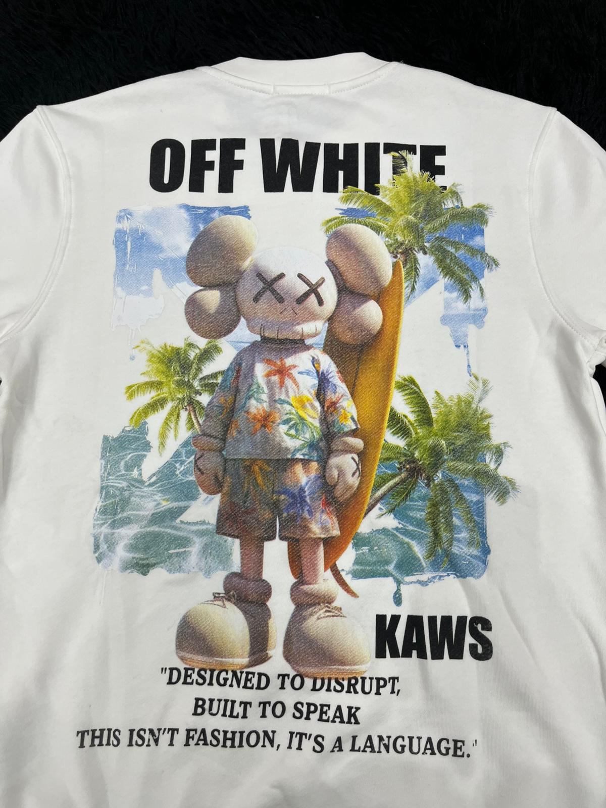 Felpa OFF con stampa