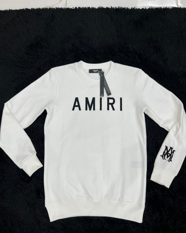 Felpa scollo rotondo AMI