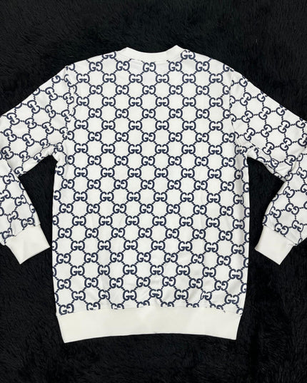 Felpa girocollo G pattern logo