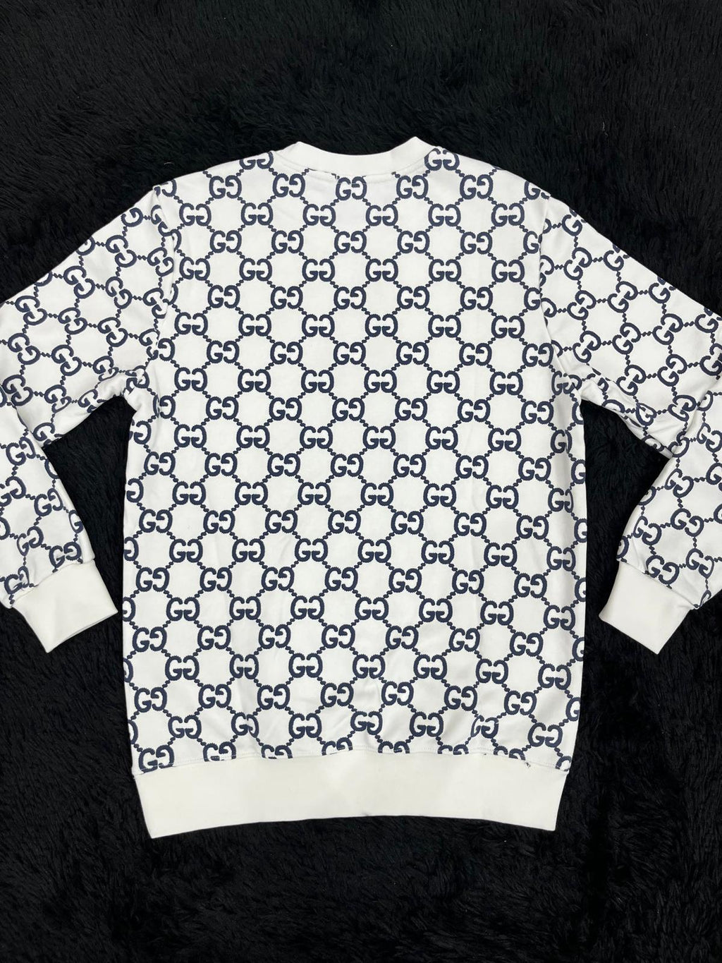 Felpa girocollo G pattern logo