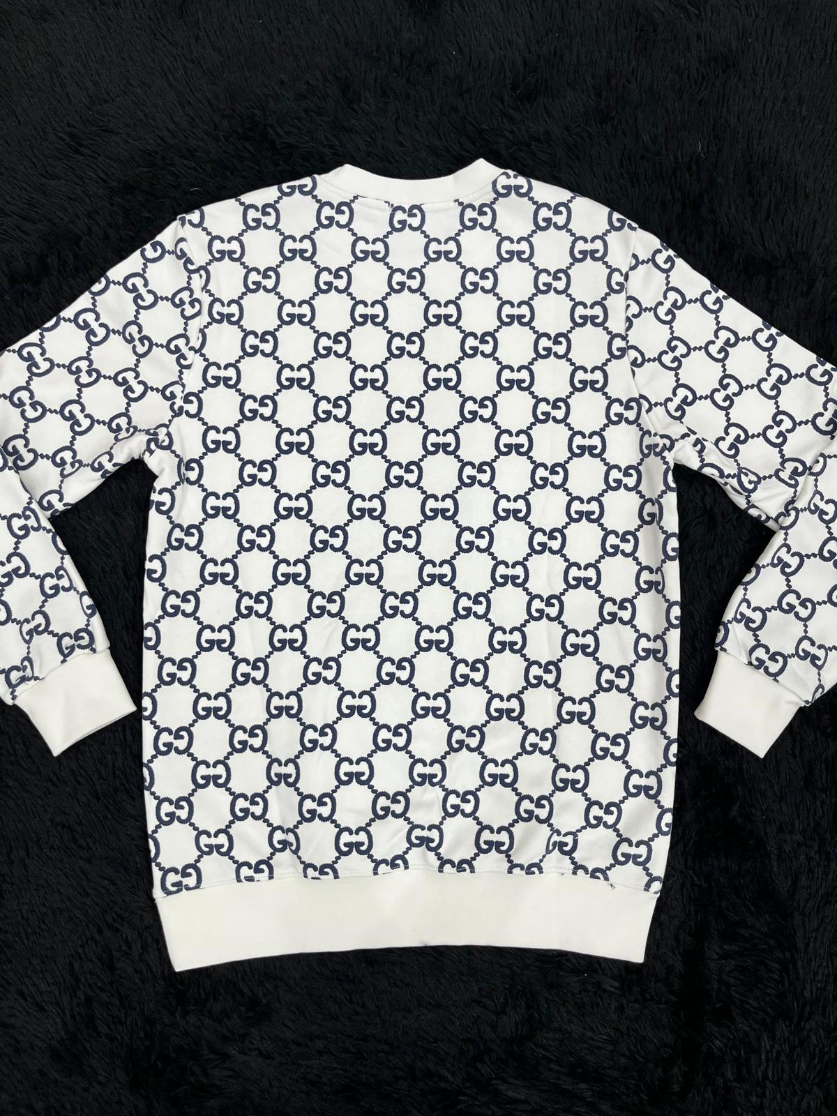 Felpa girocollo G pattern logo