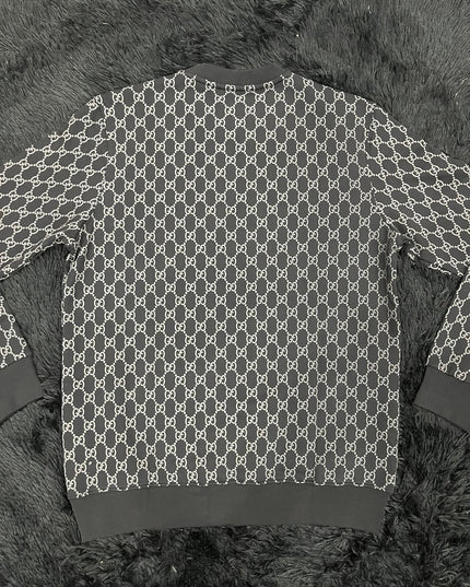 Felpa girocollo G pattern logo