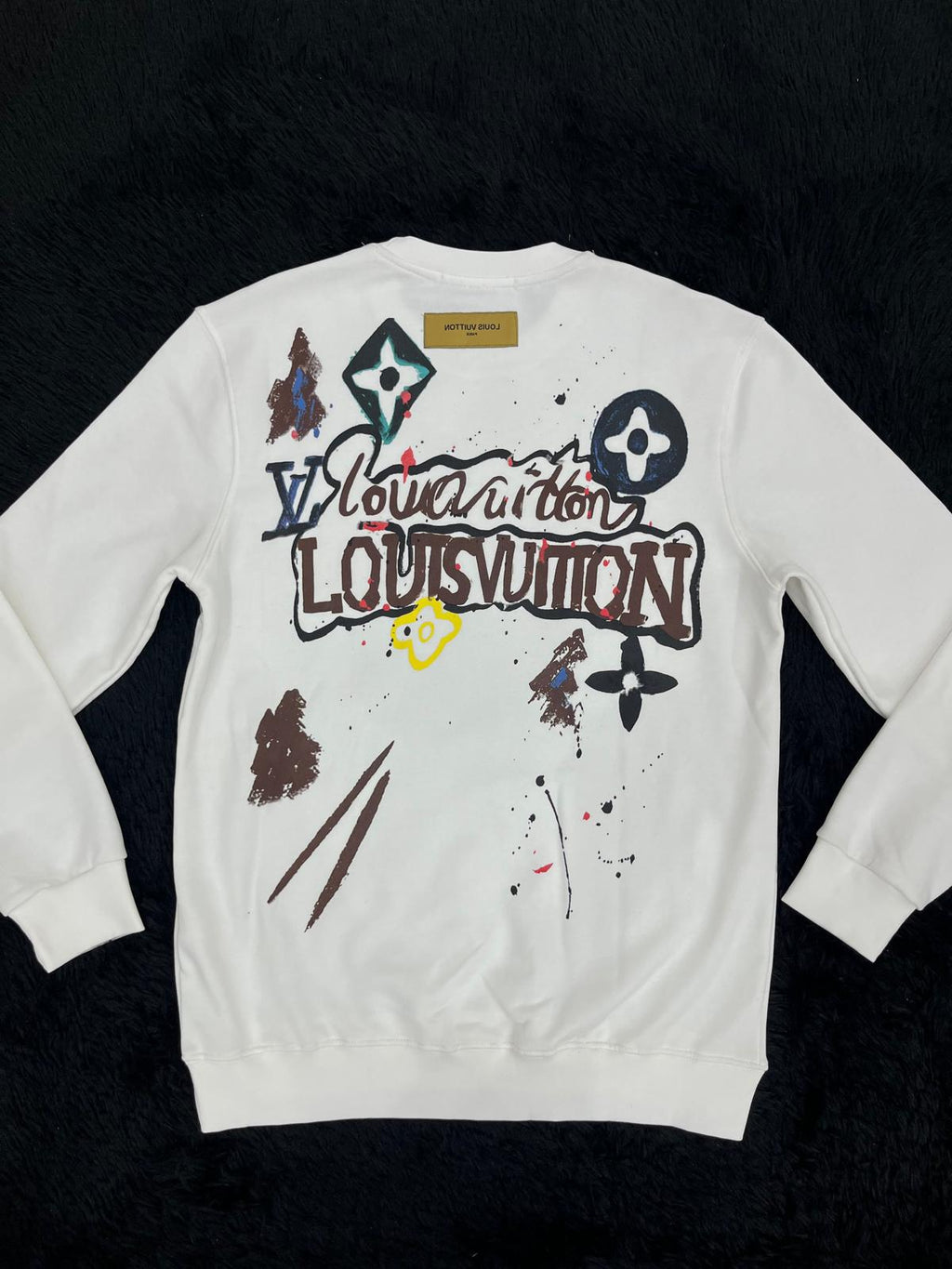 Felpa girocollo con scritta