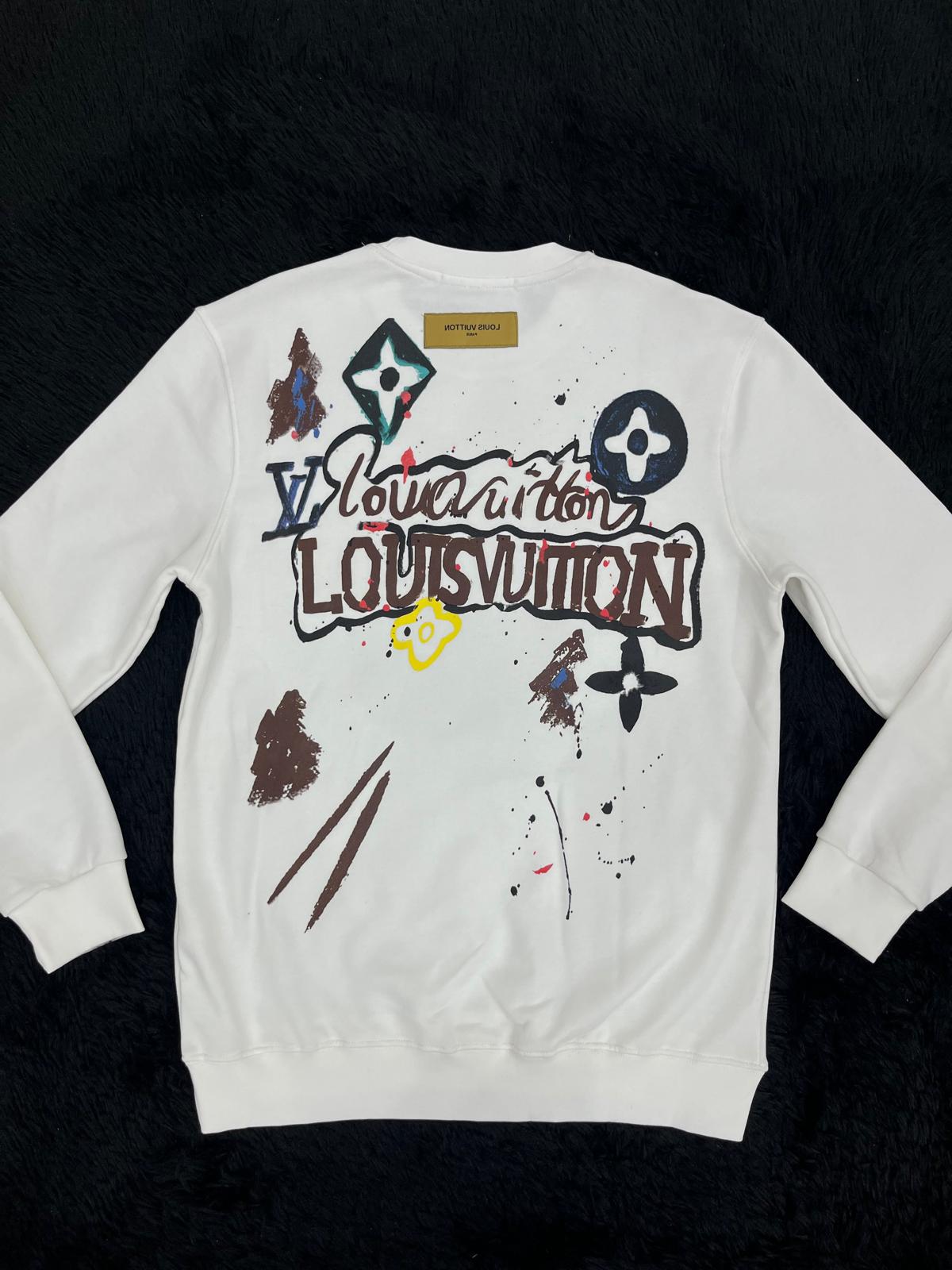 Felpa girocollo con scritta