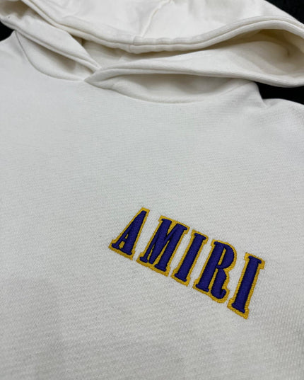 Felpa con cappuccio e scritta AMI