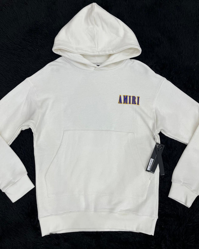 Felpa con cappuccio e scritta AMI