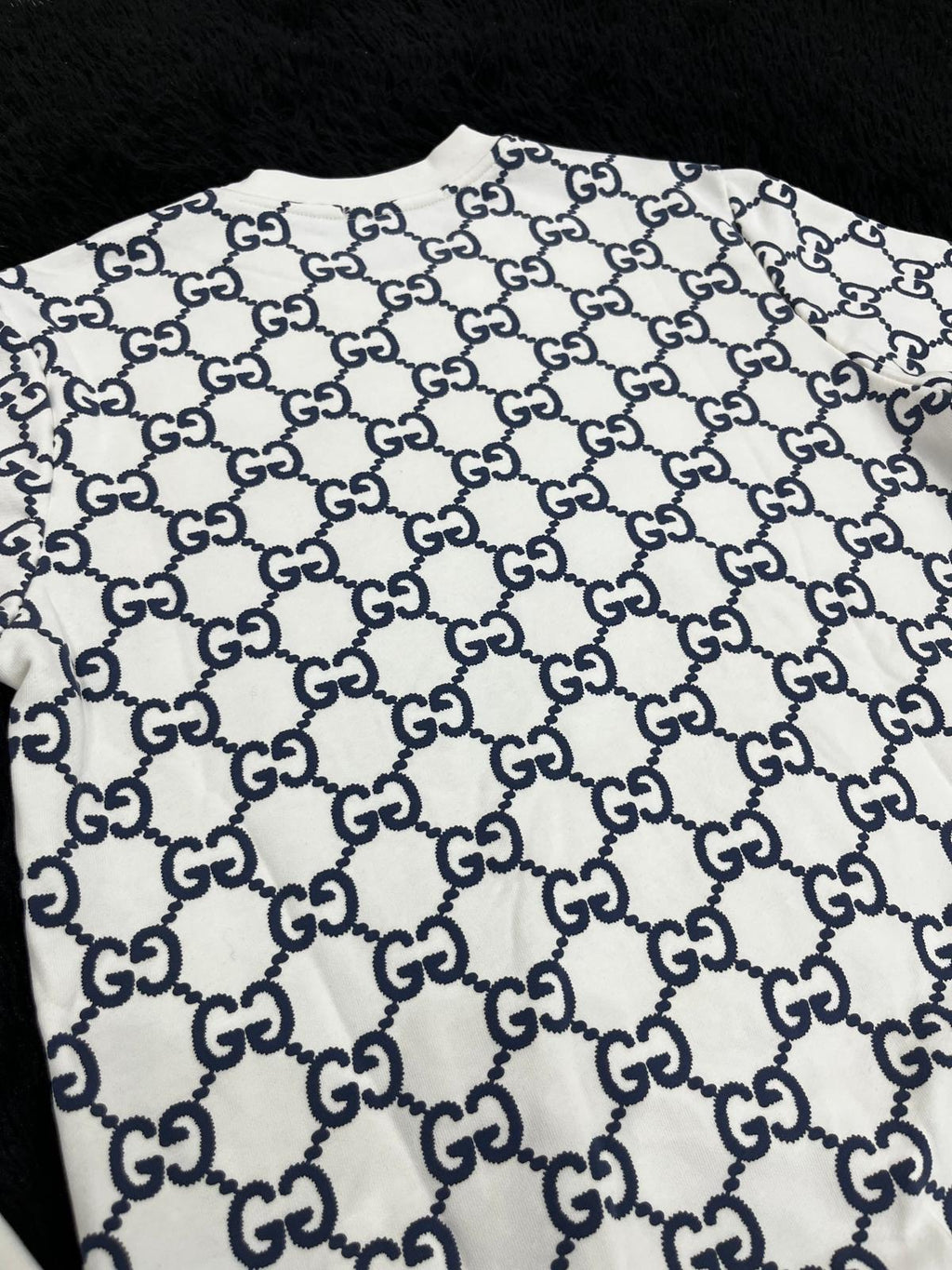 Felpa girocollo G pattern logo