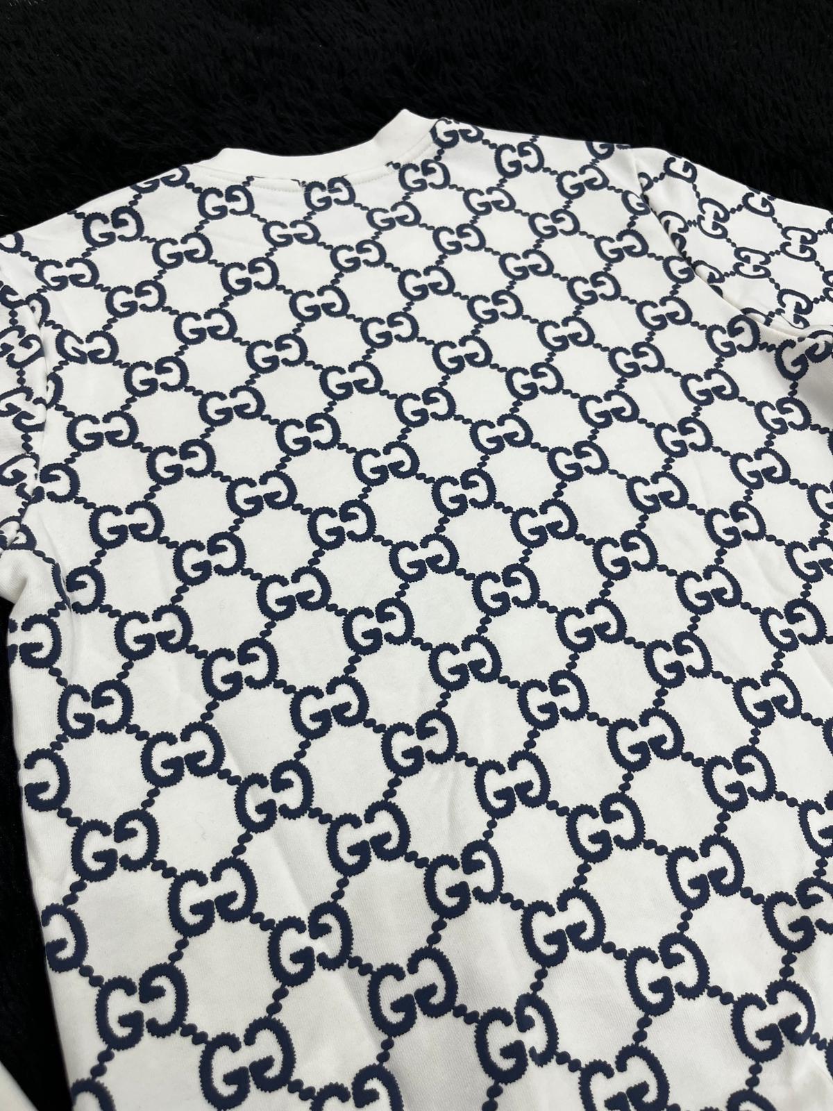 Felpa girocollo G pattern logo