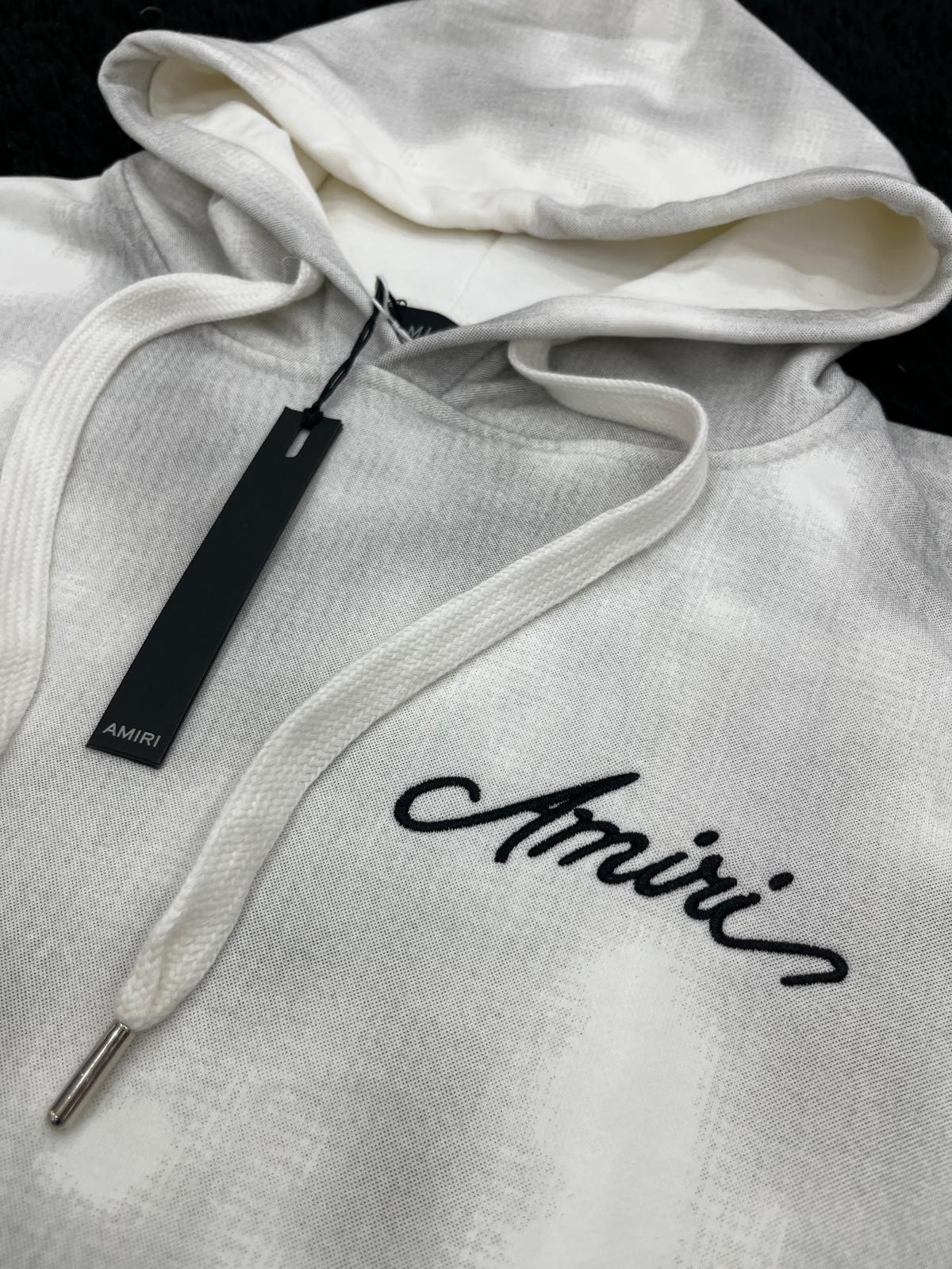 Felpa con cappuccio e stampa AMI