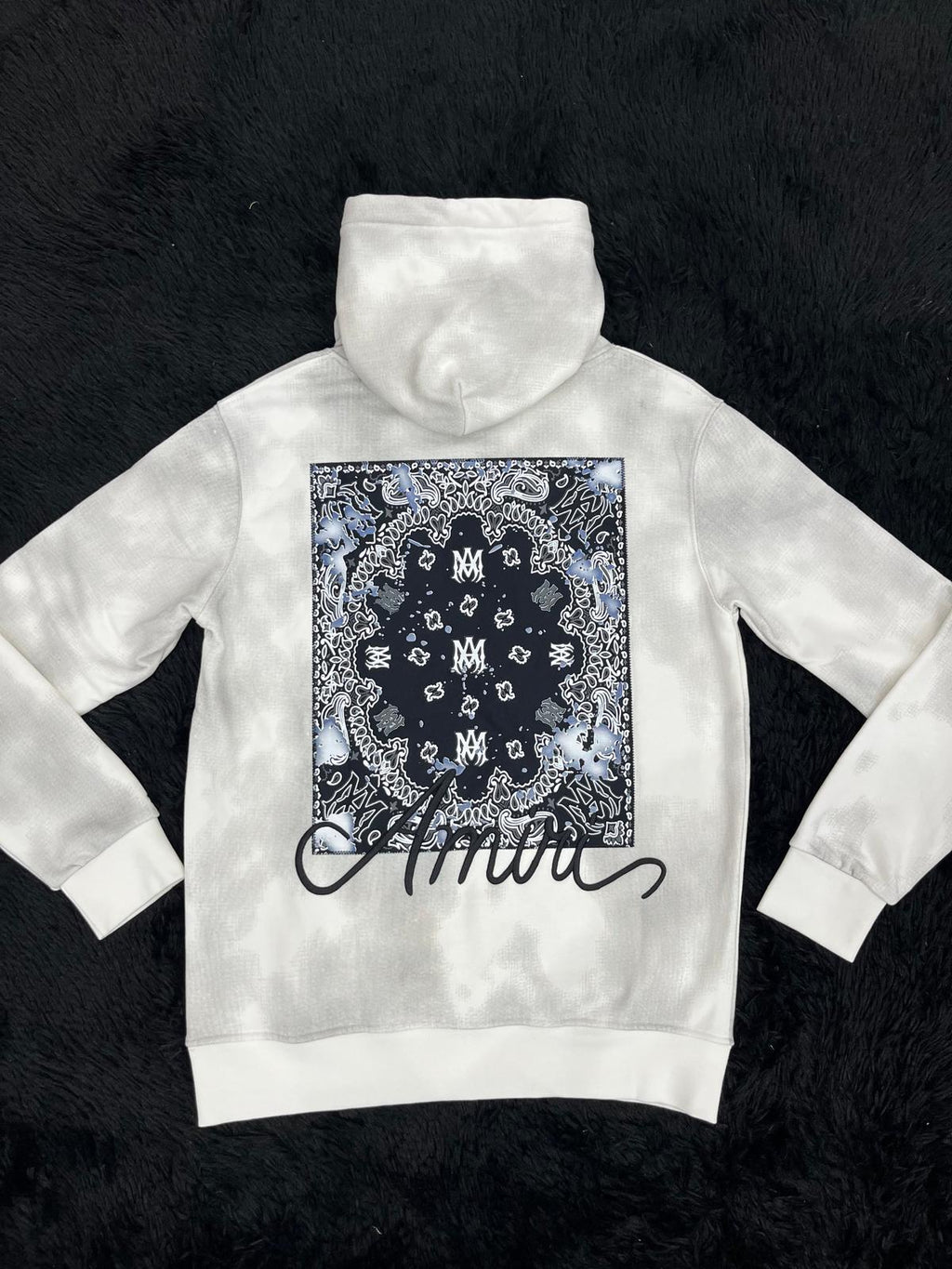 Felpa con cappuccio e stampa AMI