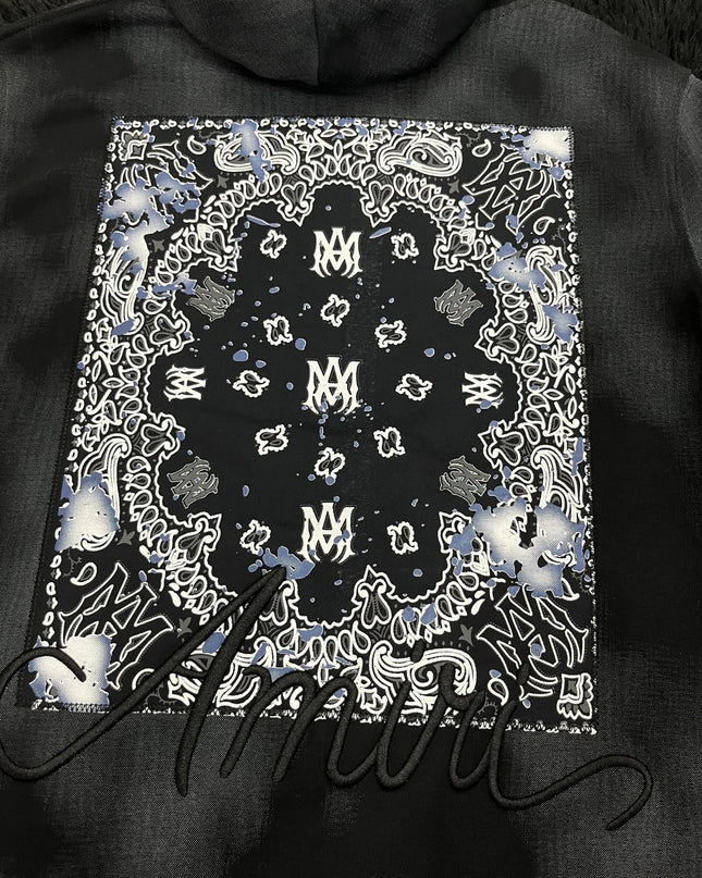 Felpa con cappuccio e stampa AMI