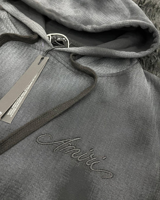 Felpa con cappuccio e stampa AMI