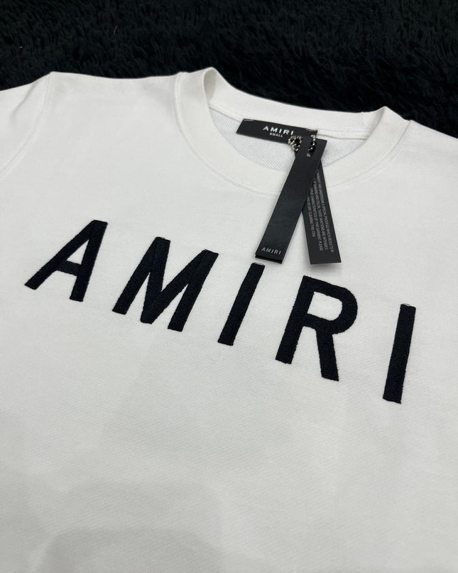 Felpa scollo rotondo AMI