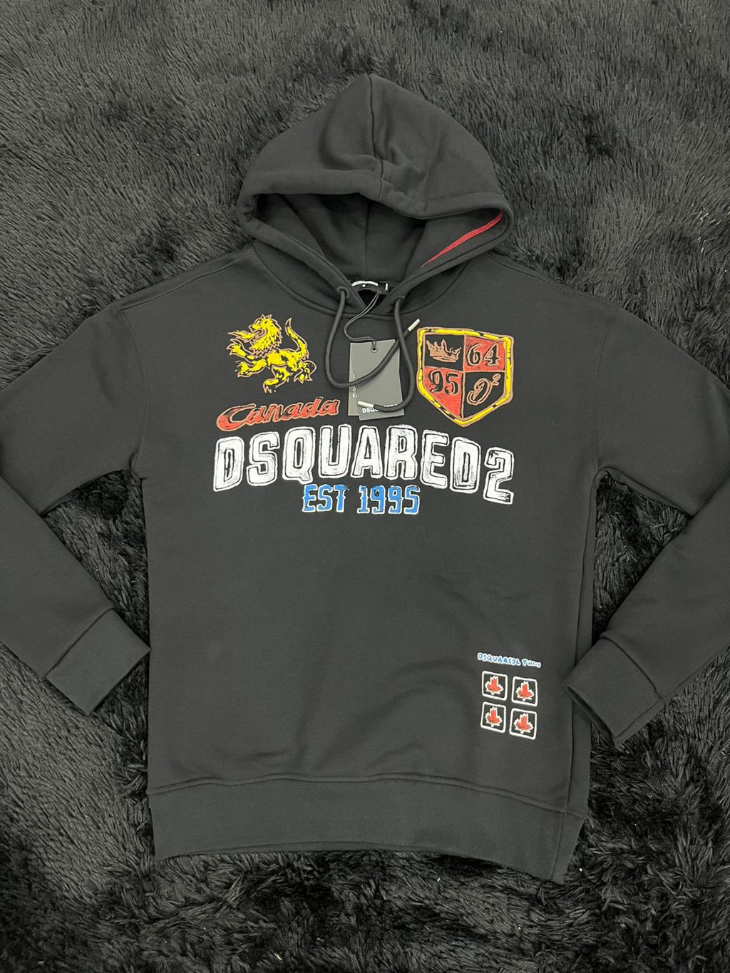 Felpa con cappuccio DSQ