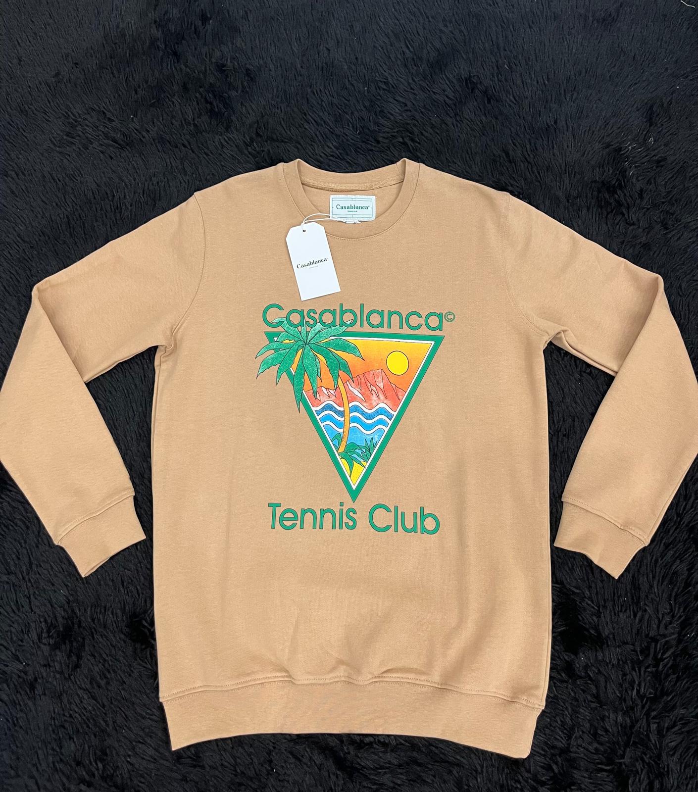 Felpa girocollo con stampa