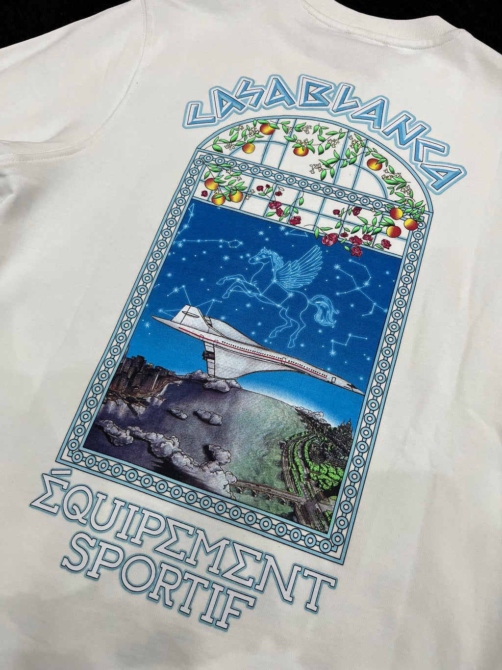 Felpa girocollo con stampa CBL