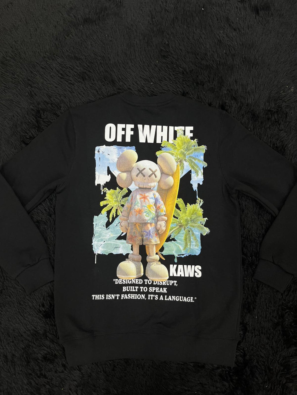 Felpa OFF con stampa