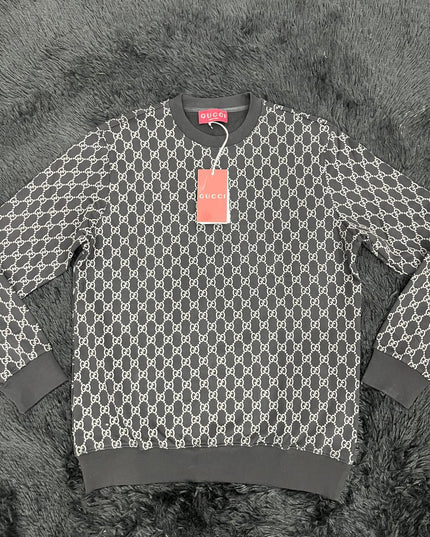 Felpa girocollo G pattern logo