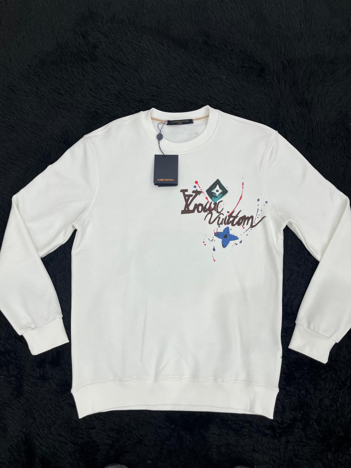 Felpa girocollo con scritta